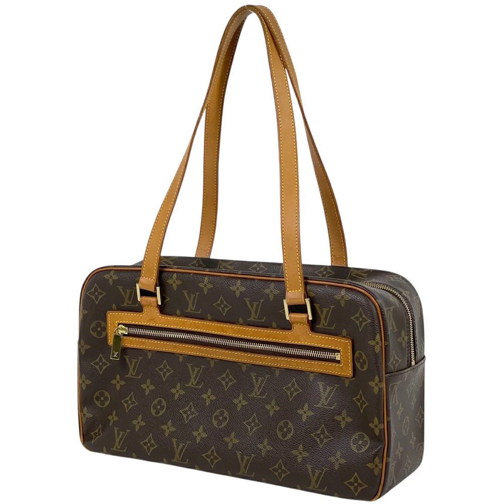 Louis Vuitton Cite Shoulder Bag Monogram Brown